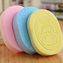 SG RD-10170 세안 세면 스펀지 파스텔 클렌징 해면 퍼프, 랜덤