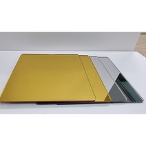밀러아크릴(5T)안전 거울아크릴밀러 원판맞춤재단 아리스탈밀러판, 5T(mm), 은색
