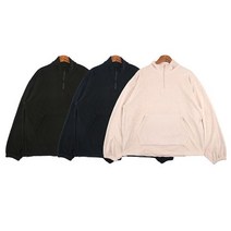 후드점퍼 여성후드점퍼 후드집업 무지 여성 후드 하프집업 캐주얼 집업 후드티 3색 별의별굿즈