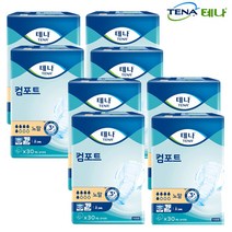 테나 [컴포트 노말] 일자형패드 30개입X4팩/120입