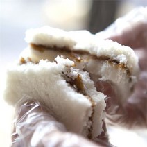 착한떡 우유꿀백설기 50개입, 꿀백설기50개입/선물용상자포장