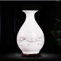 달항아리화병 호리병 도자기 백자 유리 꽃병 인테리어 중국어 Jingdezhen 세라믹 꽃병 액세서리 매장 호텔, 06 style6