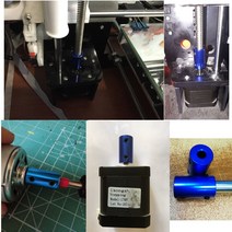 D14L25 블루 합금 커플 5mm 8mm 드라이브 샤프트 풀 Rc 보트 변속기 Diy 부품 스테퍼 모터 액세서리 5 개, 02 5mm x 8mm, 02 5mm x 8mm