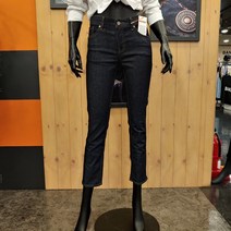 잠뱅이 마지막수량~!!여자 시계절 생지 컬러 스판 일자 청바지K9DIG67