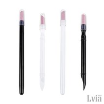 스톤 푸셔 4종 택1 큐티클 정리 및 제거 셀프 네일 관리, 둥근 스톤 푸셔, 화이트