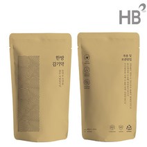 한약파우치 한방패턴 골드 100매 한약팩 비닐팩