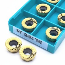 선반 인서트 V커팅 CNC 10EA RPMW1003 MO TT9080 R5 RXMX1003 RPMT1204M 인덱서 블 RPMW 1003 RXMX 밀링 머신 초경 홀더 EMRW 용, [03] RXMX1003 M TT9080