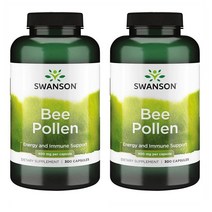스완슨 비폴렌 벌꿀 화분 400mg 300캡슐 2통 약 1년분, 상품선택, 2개, 300정