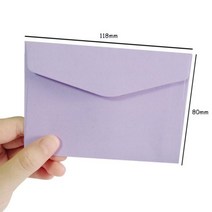 10 개몫 미니 봉투 DIY 다기능 크래프트 종이 초대장 선물 카드, 보라색