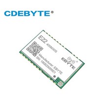 3Pcs E22-400M30S LoRa SX1268 433MHz RF 모듈 SMD IPEX 스탬프 구멍 1W 장거리 무선 데이터 송신기 및 수, 한개옵션0, 한개옵션1