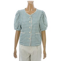 [르샵] NC02 린넨샤잔체크블라우스 LL5BL850A (7046171)