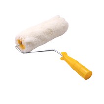 도배 페인트 롤러 브러쉬 밀대 양모 미니 롤러 붓, 8인치