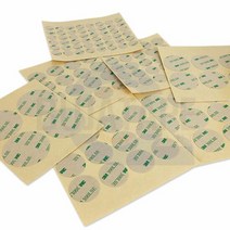 3M 9495LE PET 초강력 투명 폼 양면테이프 원형 각양면테이프 양, 쿠팡 bics몰 50mm 4개입