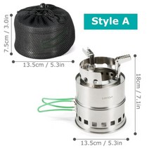 캠핑용화목난로 화목 난로 거꾸로타는 아파트 소형 거실 가정용 실내 접이식 겨울, Style A