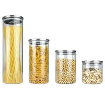 에브리윅 내열유리 파스타면 보관 원두 용기 캐니스터, 750ml, 1개, 1개