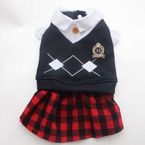 애견 한복 남아/여아 강아지 점프 슈트 애완 동물 드레스 후디 고양이 격자 무늬 셔츠 재킷 봄/가을 옷 App, 01 Girl_02 S