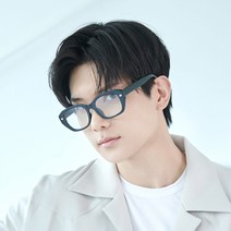 더브릴레 남자 여자 사각 뿔테 자외선 블루라이트 차단 다이아 안경테