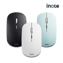 아이노트 MC360RB RGB 무선 블루투스 마우스 C타입 충전 3in1 멀티페어링 저소음 BT 5.0 RF 2.4Ghz, 블랙, 아이노트 MC360RB 블랙