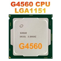 G4560 CPU 프로세서 펜티엄 용 B250 B250C 마이닝 마더 보드 용 3MB 3.50Ghz LGA1151 듀얼 코어 데스크탑 PC CPU, Silver
