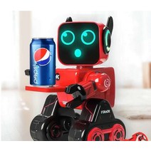 원격제어 ai 서빙로봇 장난감 무선조종RC 트레이 선물, 화이트/배터리 1개 + 리모콘 + 드라이버