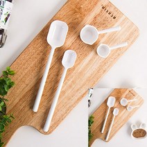 다용도 요리 계량 스푼 롱스푼2P세트 원두스푼 이유식계량스푼 원두스푼 분유숟가락 원두계량스푼 숟가락계량