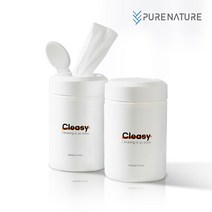 퓨어네이처 Cleasy 클리지 세정살균 청소용물티슈 180매입, 1통(1통/180매입)