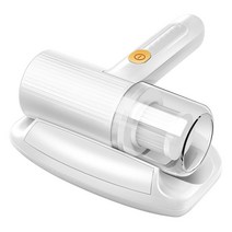 ANKRIC 무선 진드기 제거기 휴대용 UV 침대 진공 10Kpa 슈퍼 흡입 침구청소기, 하얀색