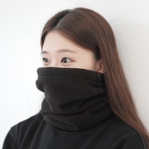 착한연구소 보아털 넥워머 방한마스크 목토시 목워머, 브라운