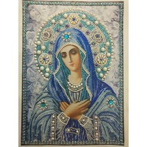 보석 십자수 도구 캔버스 비즈특별한 모양의 라운드 크리스탈 드릴 5D DIY 다이아몬드 페인팅 자수 아이콘, 03 DZ033