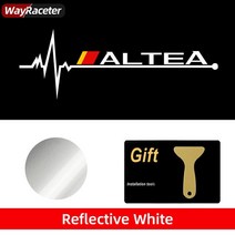 좌석용 반사 비닐 자동차 창 스티커 이비자 큐프라 아로나 Ateca 코르도바 엑세오 레온 미이 타라코 톨레, 13 Altea_01 1 Piece