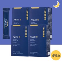 수면 건강 보조제 숙면 감태 환 추출물 스트레스 심신안정 테아닌 트립토판 오늘굿잠환 15포 4박스 잠안올때 영양제