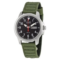 시티즌 CITIZEN BM8180-03E Eco Drive 에코드라이브 군인 밀리터리 직물밴드 남자 패션 손목 시계