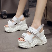 도니와 키높이샌들 기본스타일 화이트샌들 블랙샌들 굽높은샌들 웨지힐샌들 여름샌들 데일리슈즈