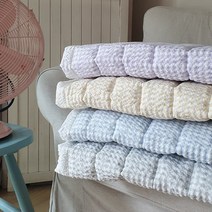 룸마이룸 쿨체크 시어서커 여름 쇼파패드 3인용 4인용, 옐로우