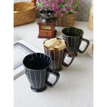 일본산 미유키 머그컵 3color 500mL, 브라운