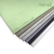 국산 아트보드 방염 1200x2400x9T원장 고밀도 흡음재 DIY 셀프 방음재 단열 마감재, 진그레이(방염), 1개
