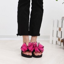 슈즈앤 여성용 왕 리본 슬리퍼 SN436