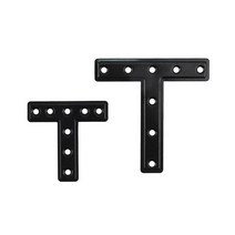 T자 평철 철 흑도장 연결 보강 철물, T평철(흑도장)_대(100X100X20), 1개