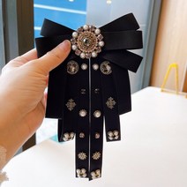 남성 와이셔츠핀 니들핀 럭셔리 대학 스타일 나비 넥복고풍 패션 여성 보석 큰 활 칼라 꽃 셔츠 정장 Neckline 액세서리 선물