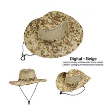 정글모 정글모자 등산모자 여름 위장 보니 모자 전술 군사 파나마 버킷 야외 등산 사냥 카모 캡 메쉬 썬, [08] A8