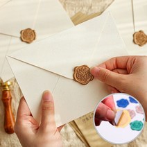 결혼식 청접장 편지 봉인 스탬프 봉인씰 봉투밀봉 스티커, 5실링스티커-위드러브