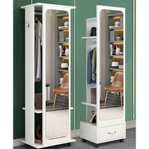 원룸 옷방 행거 객실용 기숙사 드레스룸 피팅 옷걸이, 둥근 모서리 A 170x40 (흰색)