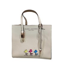 Marc Jacobs The Grind 미니 코팅 가죽 크로스바디 블루.