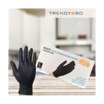 라텍스 니트릴 장갑 100매 식품용 요리용 업소용, 01. 니트럴  BLEND 장갑, 1. 니트릴 블렌드 / 블루 M