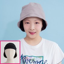 항암 모자가발 보브단발 기능성고열사 새론모, 다크브라운, 1개
