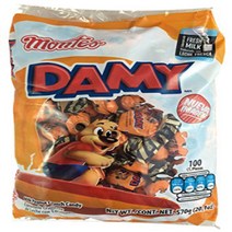 Damy Milk Peanut Crunch Candy 100pcs (Net Weight 20.1oz), 1