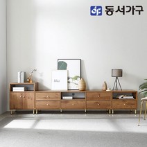 동서가구 소이 올리비아 3000 높은 거실장 YNJ030, 오크