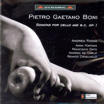 핫트랙스 PIETRO GAETANO BONI - SONATAS FOR CELLO AND BAROQUE CELLO/ ANDREA FOSSA