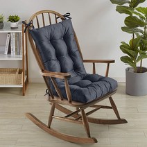 Sweet Home Collection 흔들 의자 쿠션 세트 네이비 블루