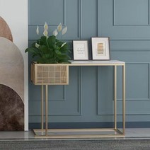 북유럽 엔틱 수납 콘솔1000/1200MM 현관콘솔 미니콘솔 좁고 긴 테이블, 100CM, X1